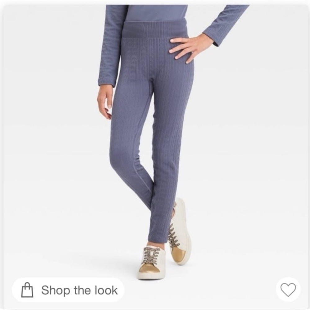 All in Motion Seamless High-Rise Legging Textured Full Length Purple Small (6/7)